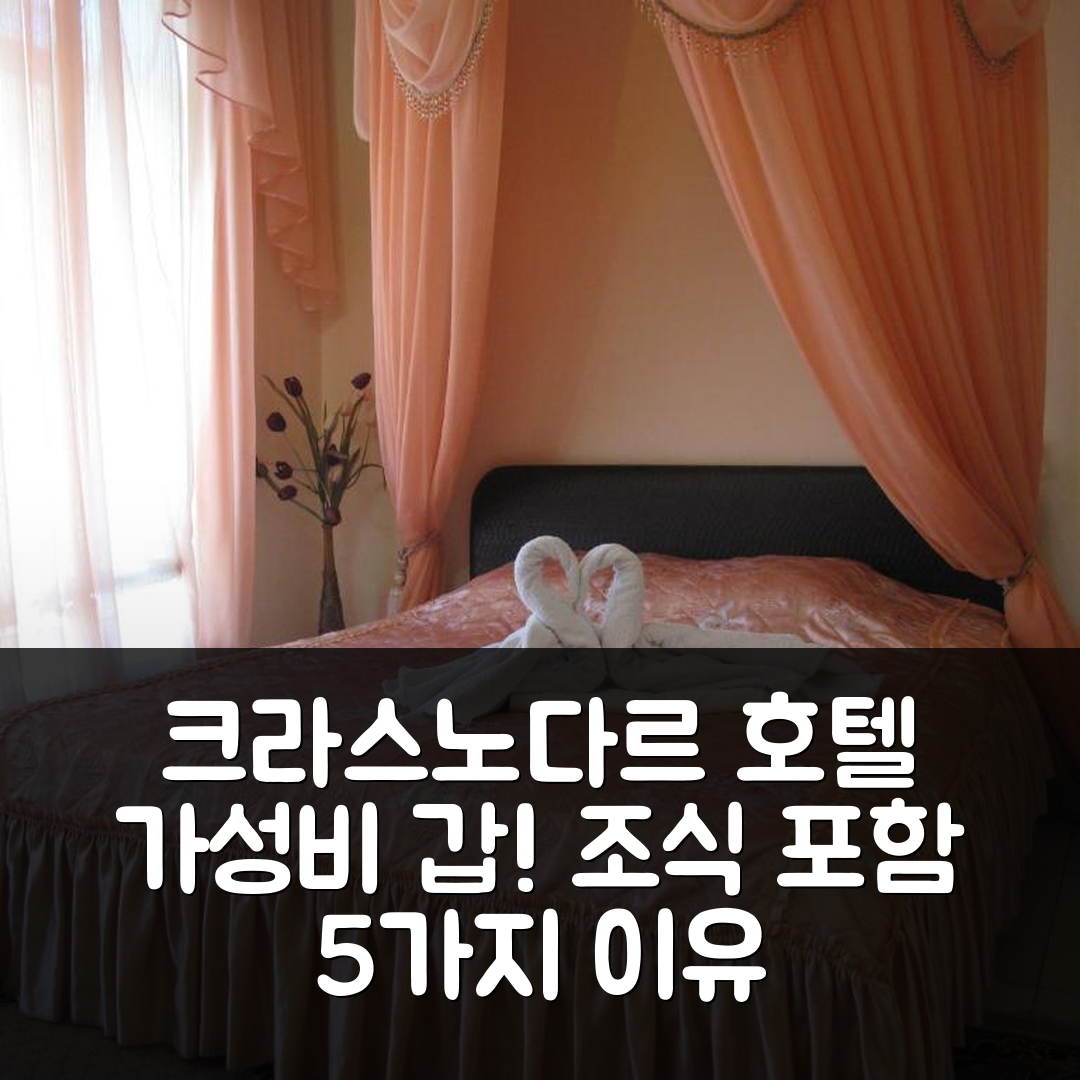 크라스노다르 숙소 여행 호텔 추천 K-54 호텔 | 가성비와 조식이 뛰어난 5가지 이유