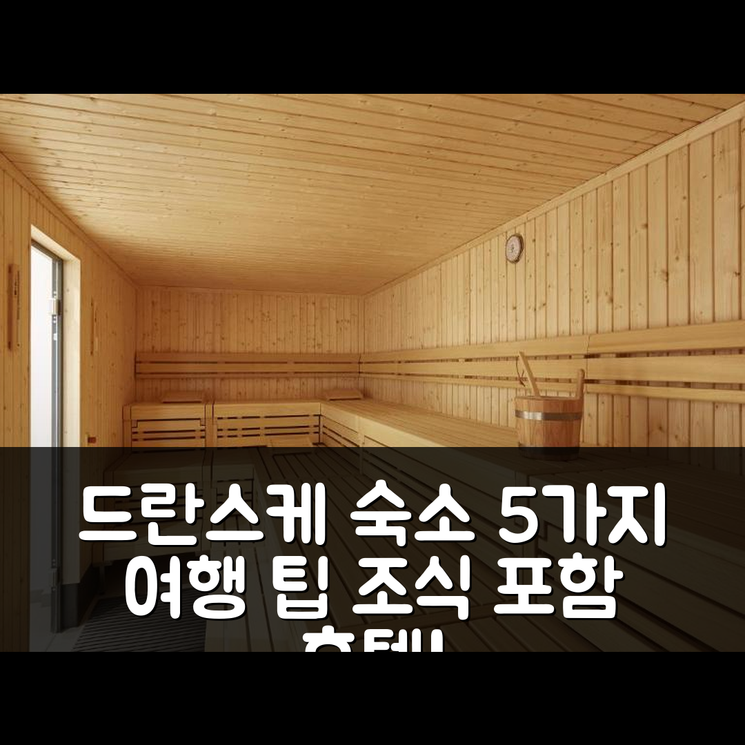 드란스케 숙소 여행 호텔 추천 페리도르프 루가나 | 1침실 조식과 옵션이 매력적인 5가지 여행 팁
