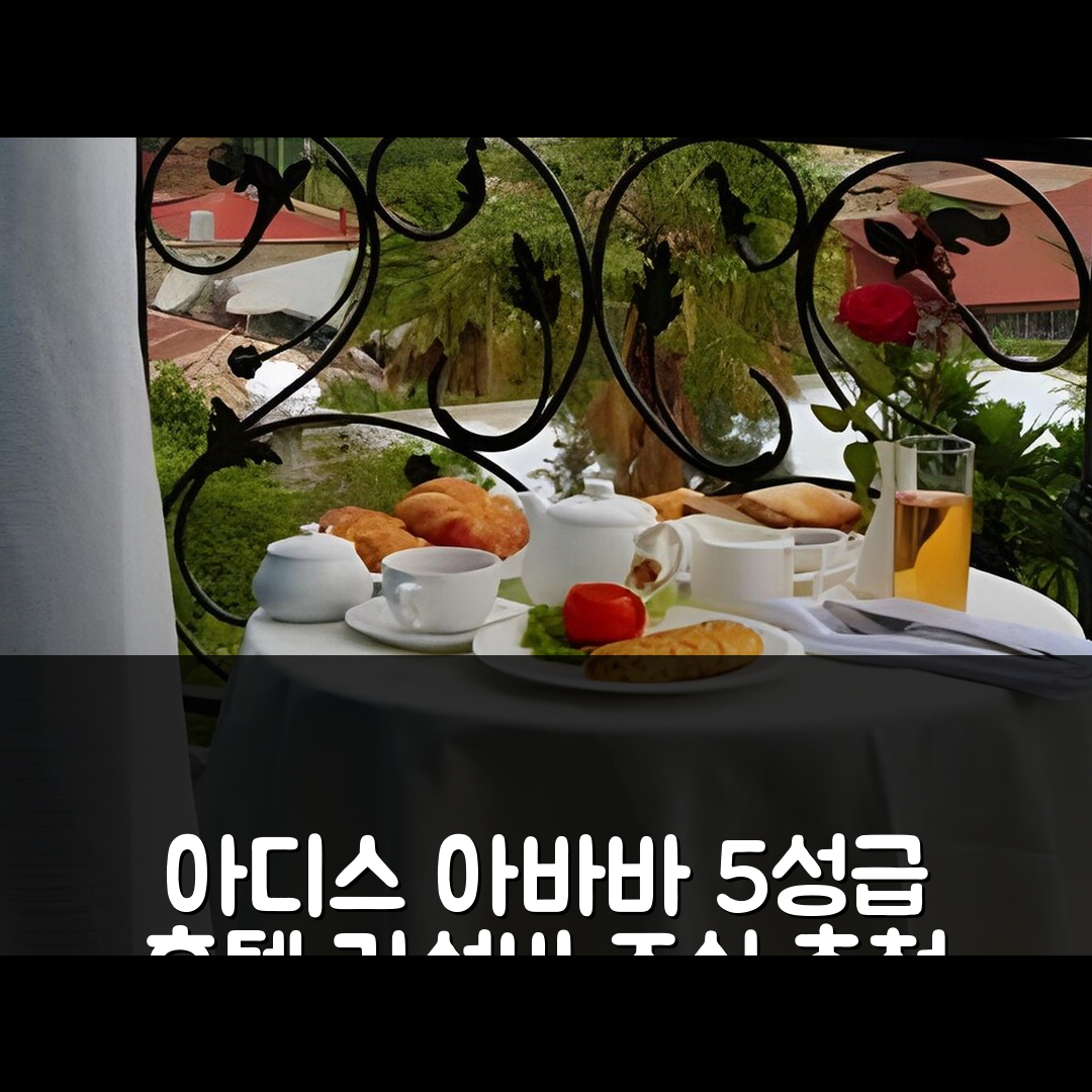 아디스 아바바 숙소 여행 호텔 추천 더 레지던스 스위트 호텔 | 5성급 조식과 가성비 좋은 위치 정보 7가지