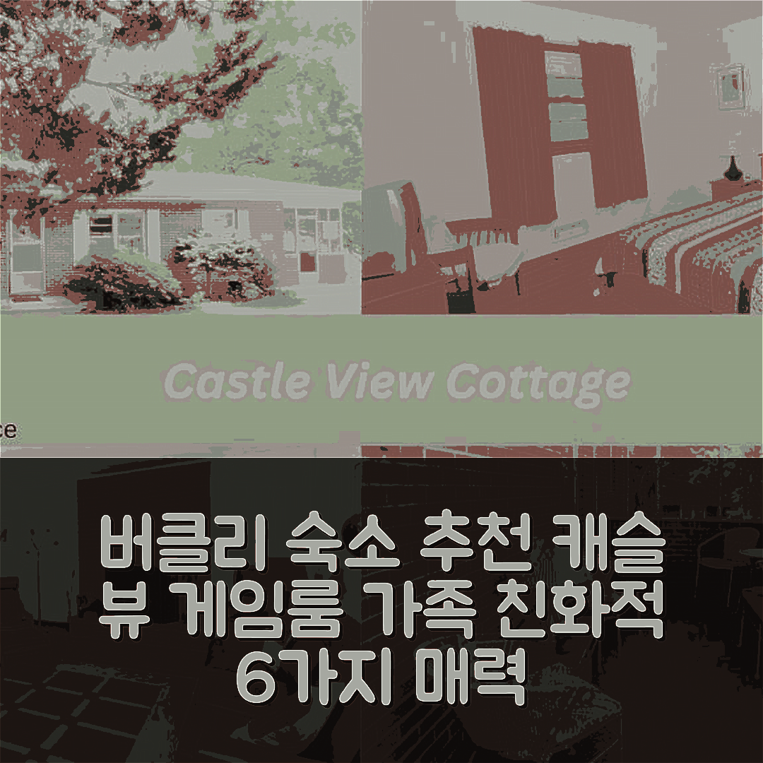 버켈레이 스프링 숙소 여행 호텔 추천 캐슬 뷰 호텔 | Wifi와 게임룸, 가족 친화적 6가지 매력