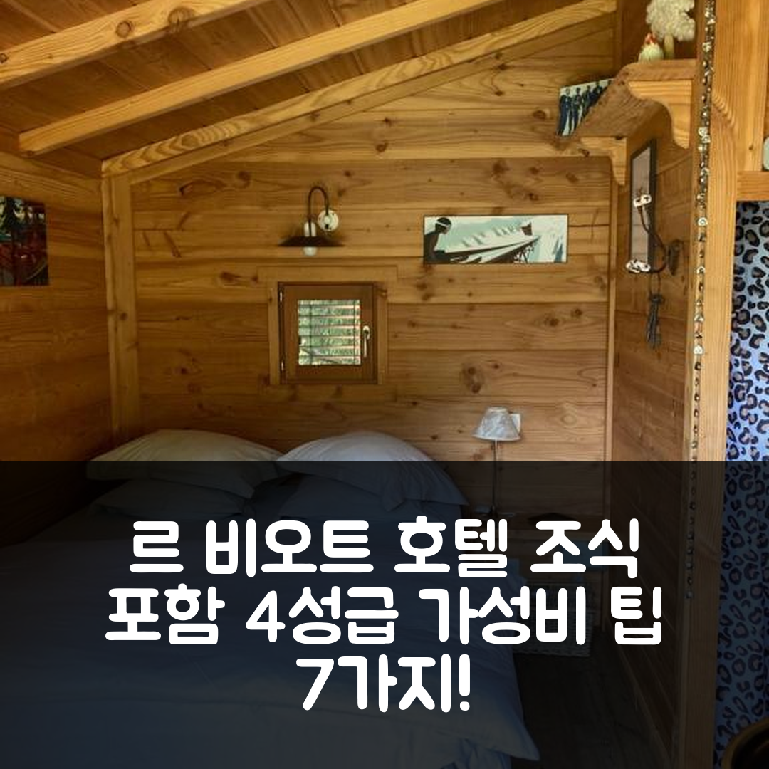 르 비오트 숙소 여행 호텔 추천 라 카바네 당 레 자브르 | 4성급 조식과 가성비가 뛰어난 예약 팁 7가지