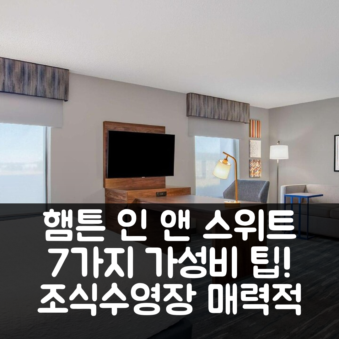 먼시 숙소 여행 호텔 추천 햄튼 인 앤 스위트 먼시 | 조식과 수영장이 매력적인 7가지 가성비 팁