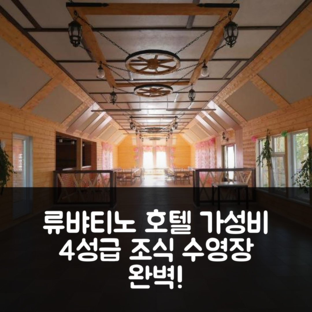 류뱌티노 숙소 여행 호텔 추천 라즈돌리 류뱌티노 | 가성비 좋은 4성급 조식과 수영장 정보 7가지