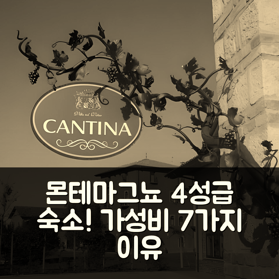 몬테마그뇨 숙소 여행 호텔 추천 테누타 몬템냐노 릴레와인즈 | 4성급 위치와 가성비 뛰어난 7가지 이유